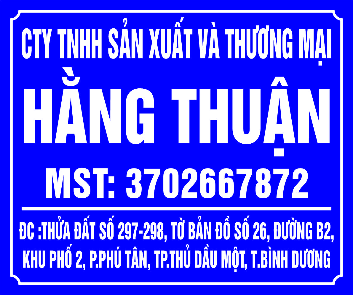 Biển công ty mica